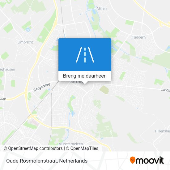 Oude Rosmolenstraat kaart