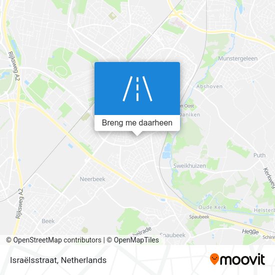 Israëlsstraat kaart