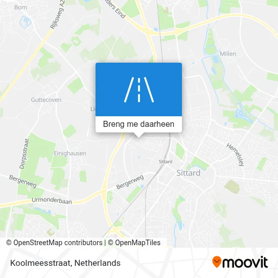 Koolmeesstraat kaart