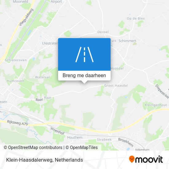 Klein-Haasdalerweg kaart