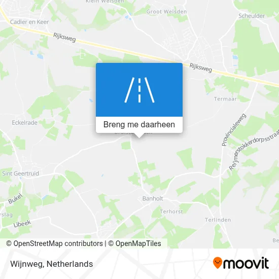Wijnweg kaart