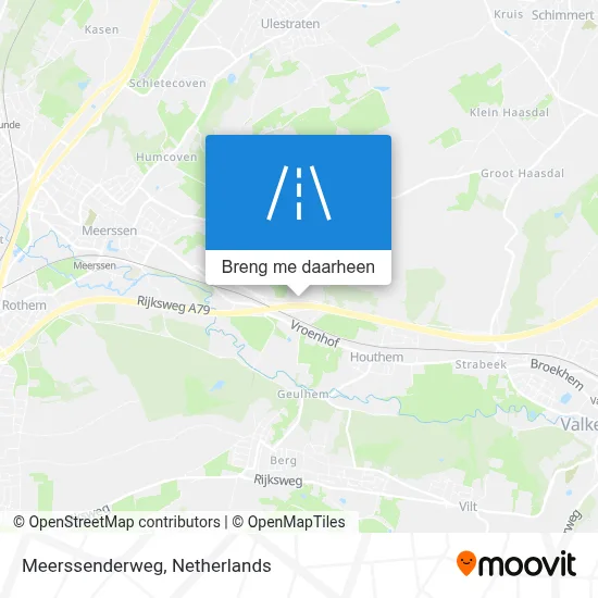 Meerssenderweg kaart