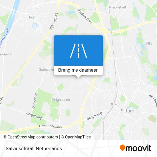 Salviusstraat kaart