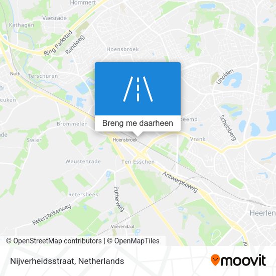 Nijverheidsstraat kaart