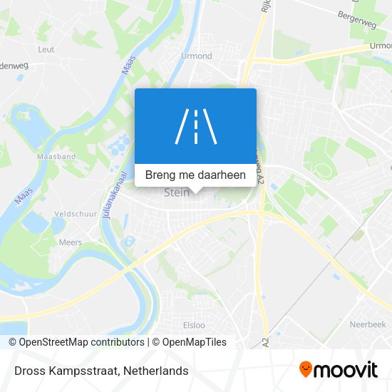 Dross Kampsstraat kaart