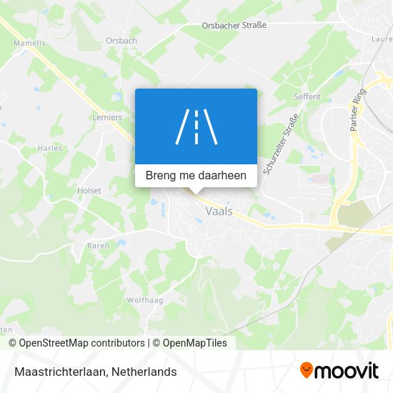 Maastrichterlaan kaart