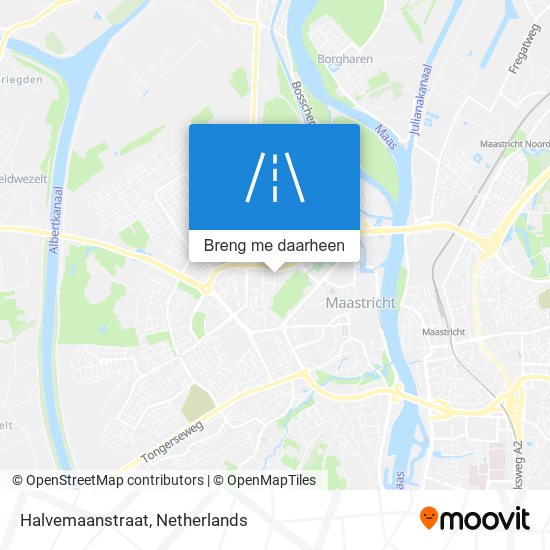 Halvemaanstraat kaart