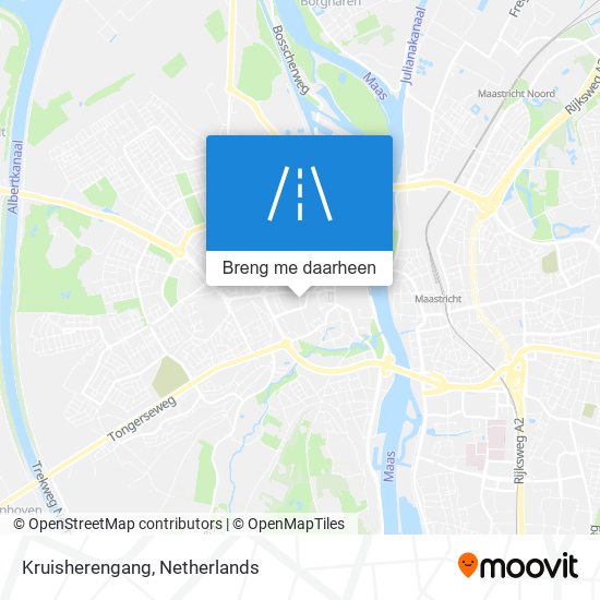 Kruisherengang kaart