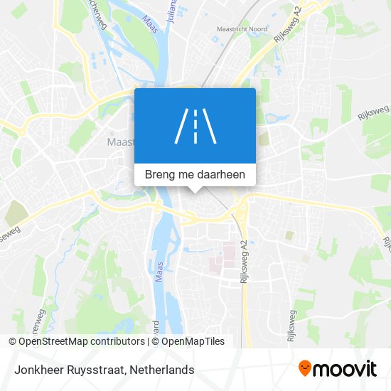 Jonkheer Ruysstraat kaart