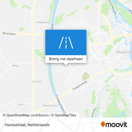 Henisstraat kaart