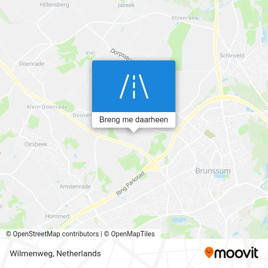 Wilmenweg kaart