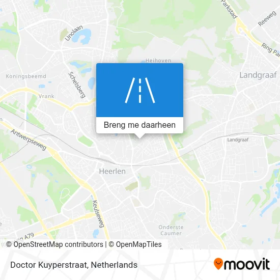 Doctor Kuyperstraat kaart