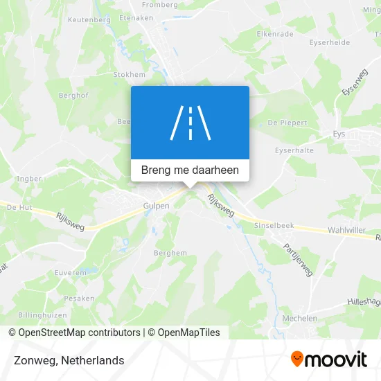 Zonweg kaart