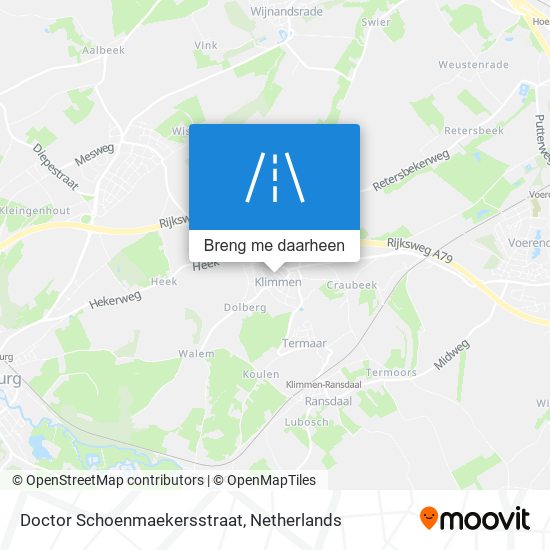 Doctor Schoenmaekersstraat kaart