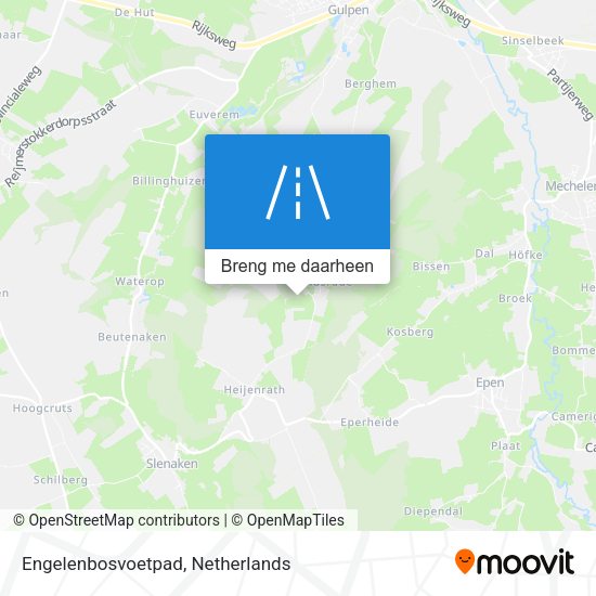 Engelenbosvoetpad kaart