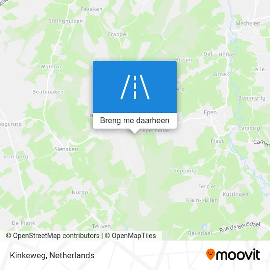 Kinkeweg kaart
