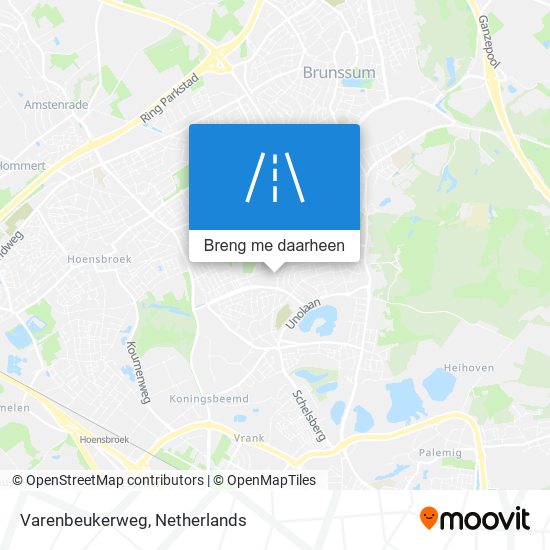 Varenbeukerweg kaart