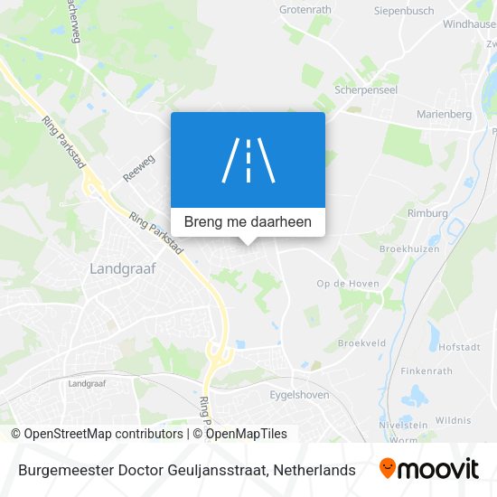 Burgemeester Doctor Geuljansstraat kaart