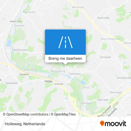Holleweg kaart