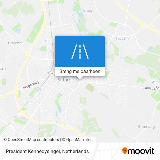 President Kennedysingel kaart