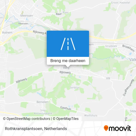 Rothkransplantsoen kaart