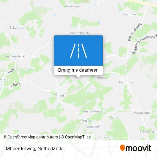 Mheerderweg kaart