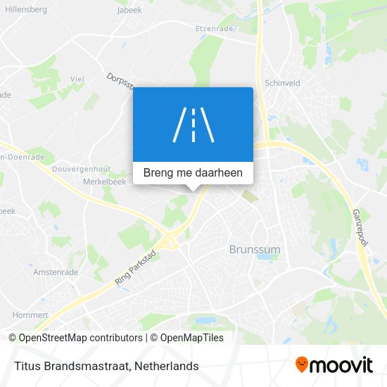 Titus Brandsmastraat kaart