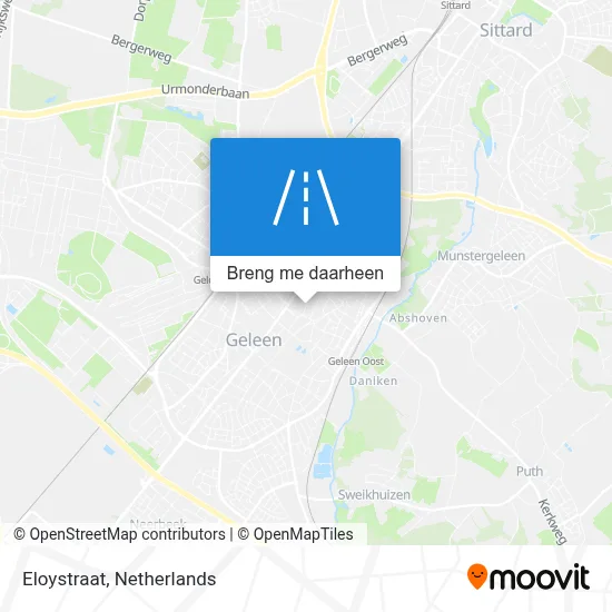 Eloystraat kaart