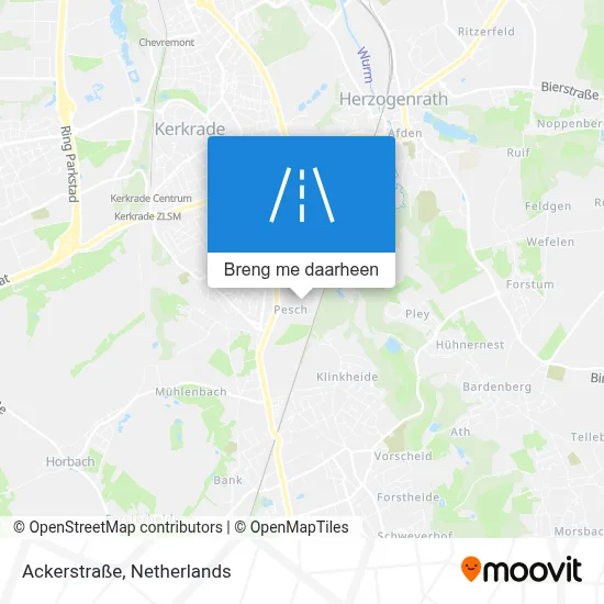 Ackerstraße kaart