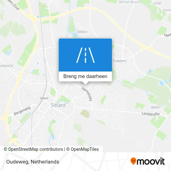 Oudeweg kaart