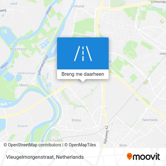 Vleugelmorgenstraat kaart