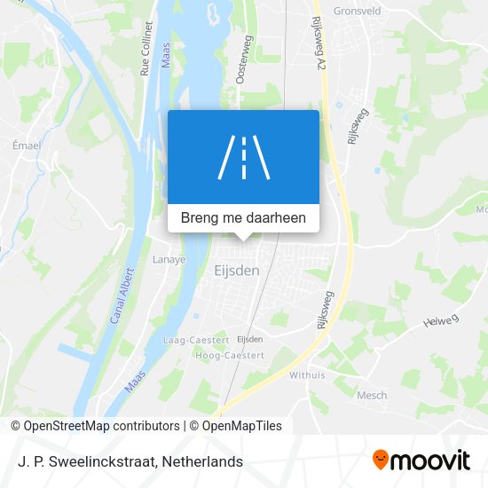 J. P. Sweelinckstraat kaart
