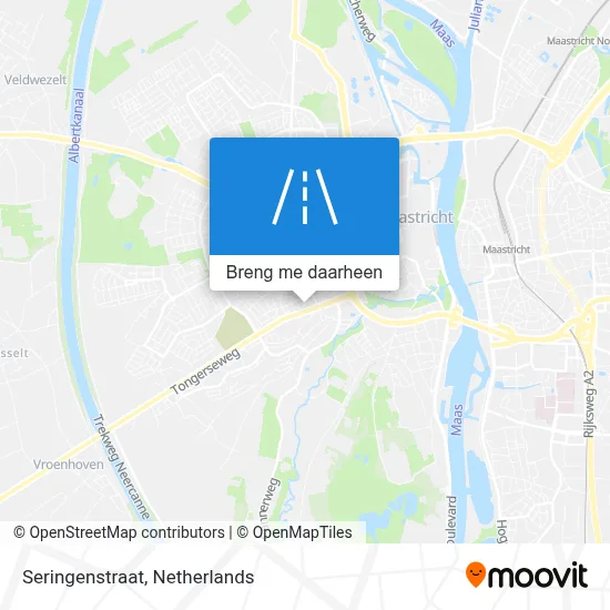 Seringenstraat kaart