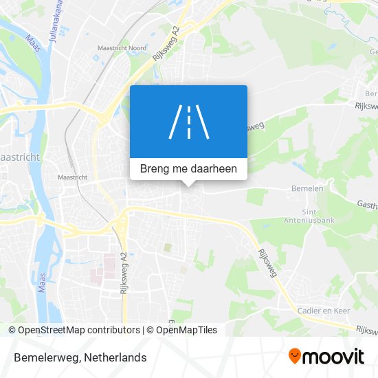 Bemelerweg kaart