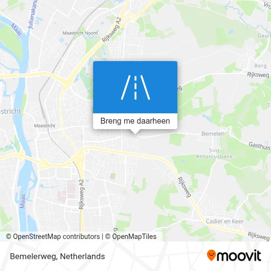 Bemelerweg kaart