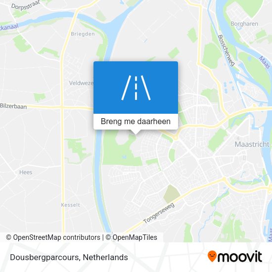 Dousbergparcours kaart