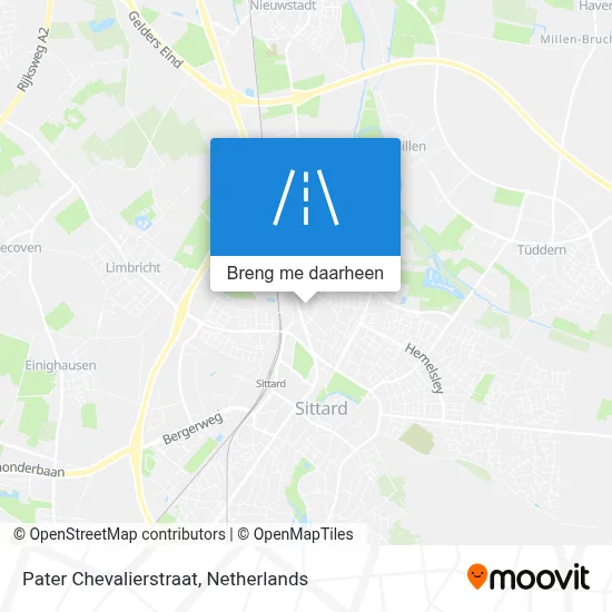Pater Chevalierstraat kaart