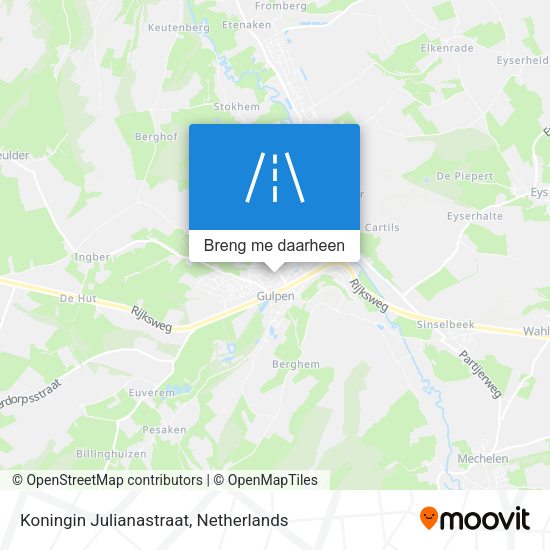 Koningin Julianastraat kaart