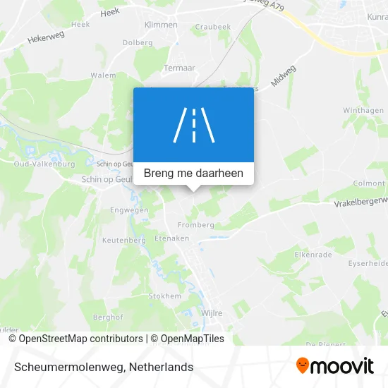 Scheumermolenweg kaart