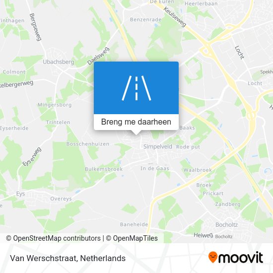 Van Werschstraat kaart