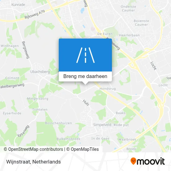 Wijnstraat kaart