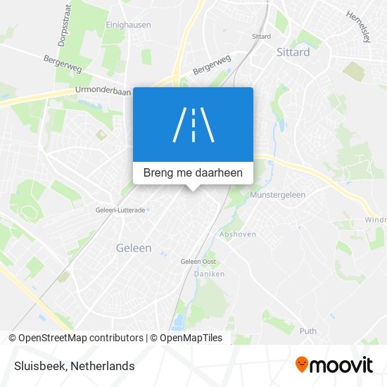 Sluisbeek kaart