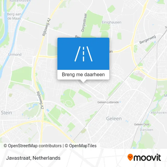 Javastraat kaart