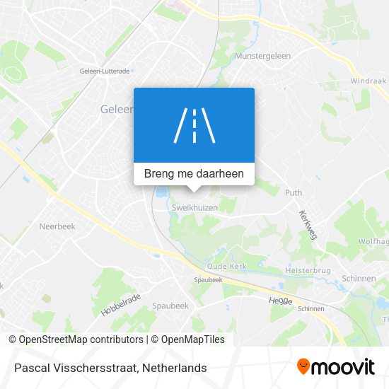 Pascal Visschersstraat kaart