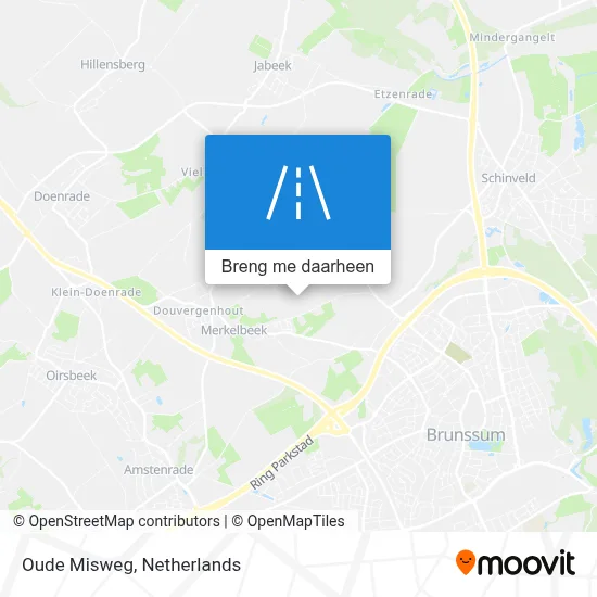 Oude Misweg kaart