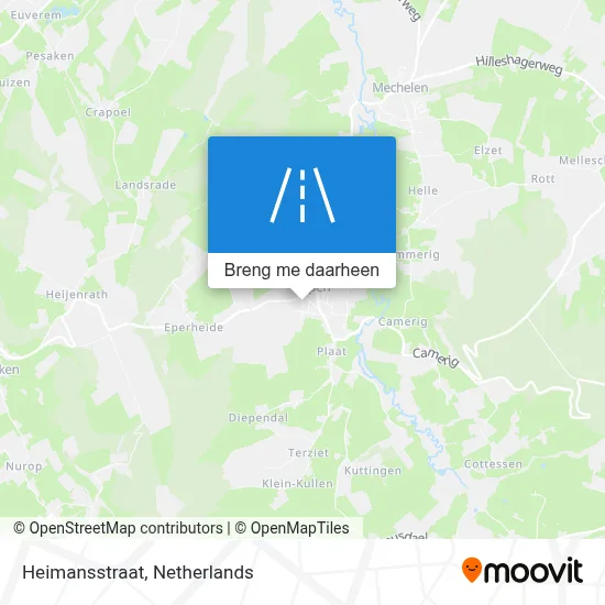 Heimansstraat kaart