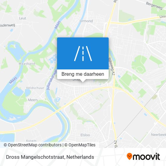 Dross Mangelschotstraat kaart