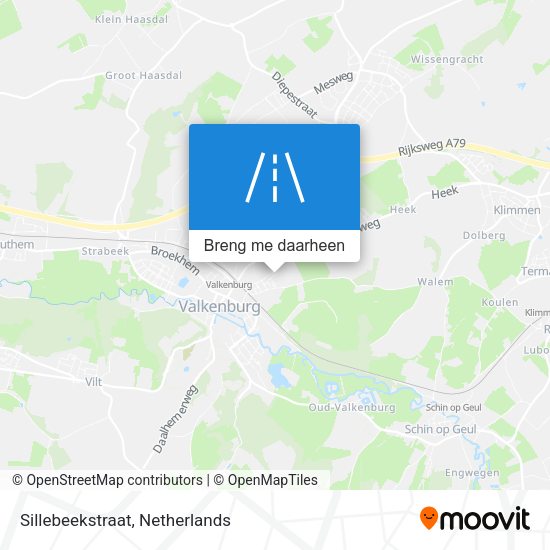 Sillebeekstraat kaart