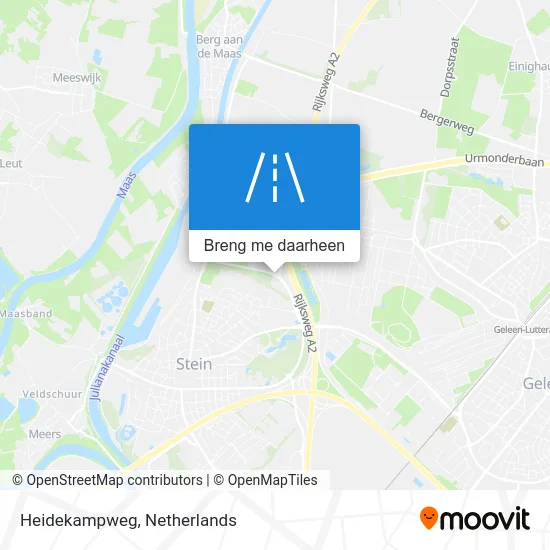 Heidekampweg kaart