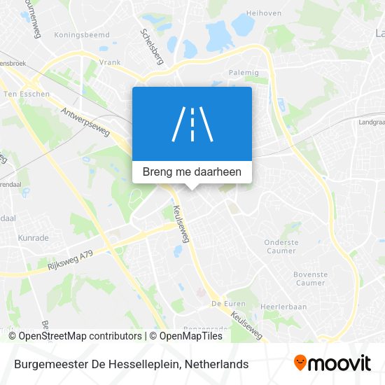Burgemeester De Hesselleplein kaart
